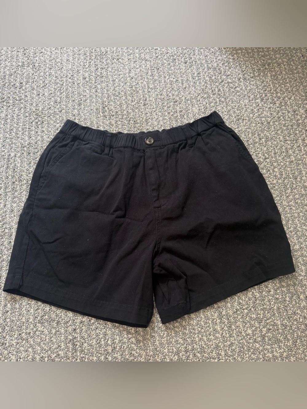 Mens Cove Black Chino Shorts New Without Tag